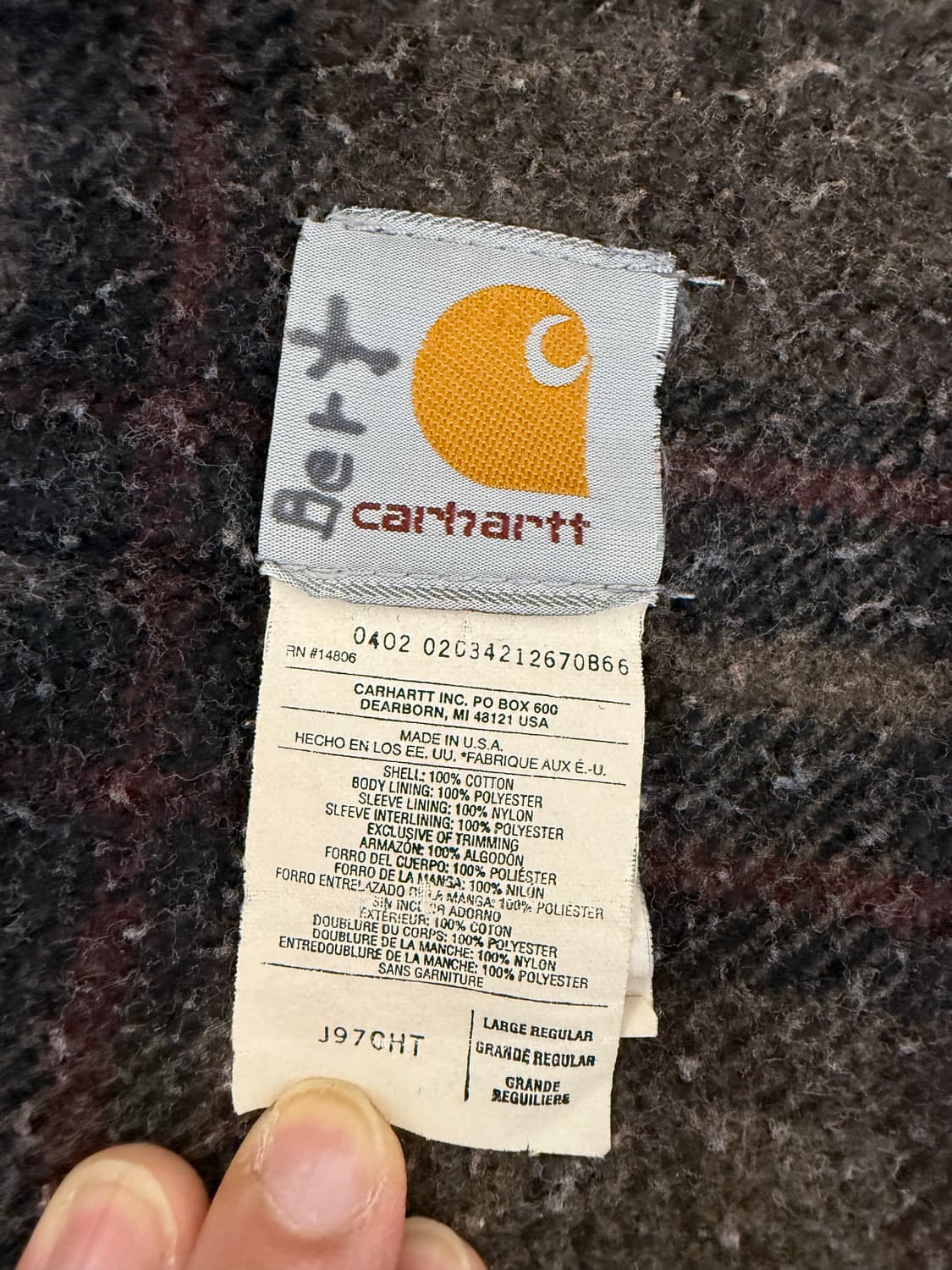[L] 칼하트 carhartt 디트로이트 자켓 J97 CHT 상품이미지2