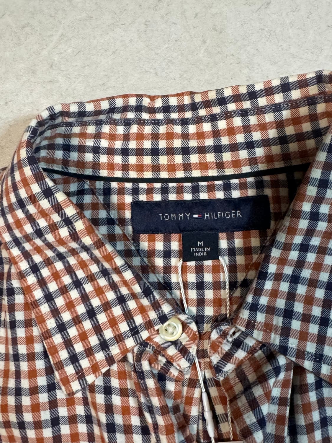 타미힐피거 빈티지 클래식 체크 셔츠 m 상품이미지4