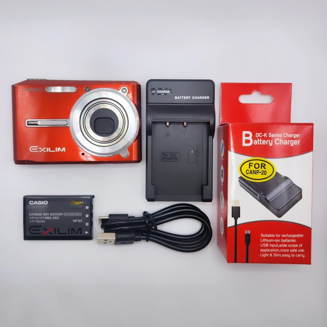 작례⭕️ 카시오 엑실림 EX-S600 레드 디지털 카메라 상품이미지8