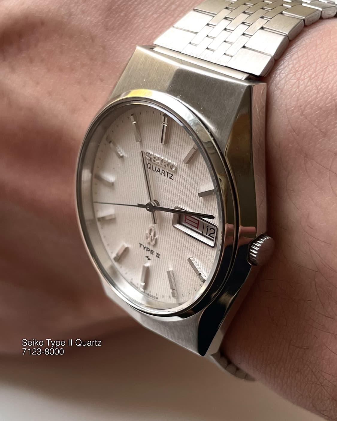세이코 타입 2 쿼츠 30주년 근속 기념 7123-8000 빈티지 시계 상품이미지3