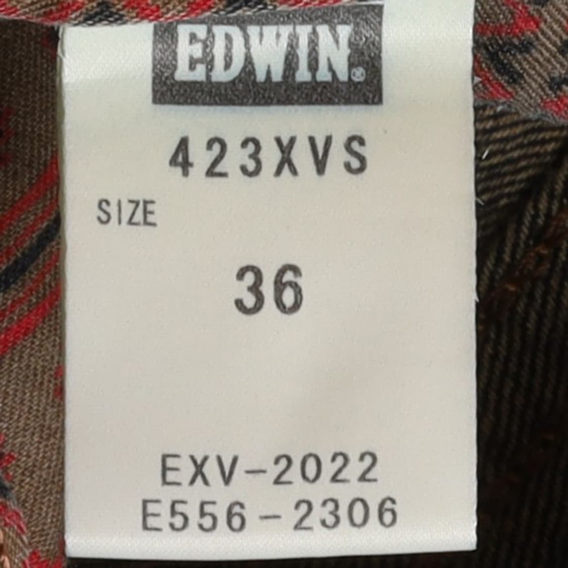 애드윈 Edwin 423 XVS Denim Pants 
 상품이미지9