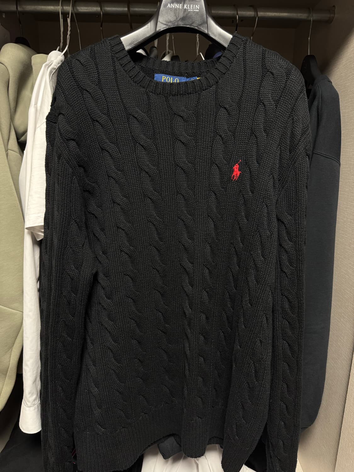 폴로 꽈배기 니트 상품이미지1