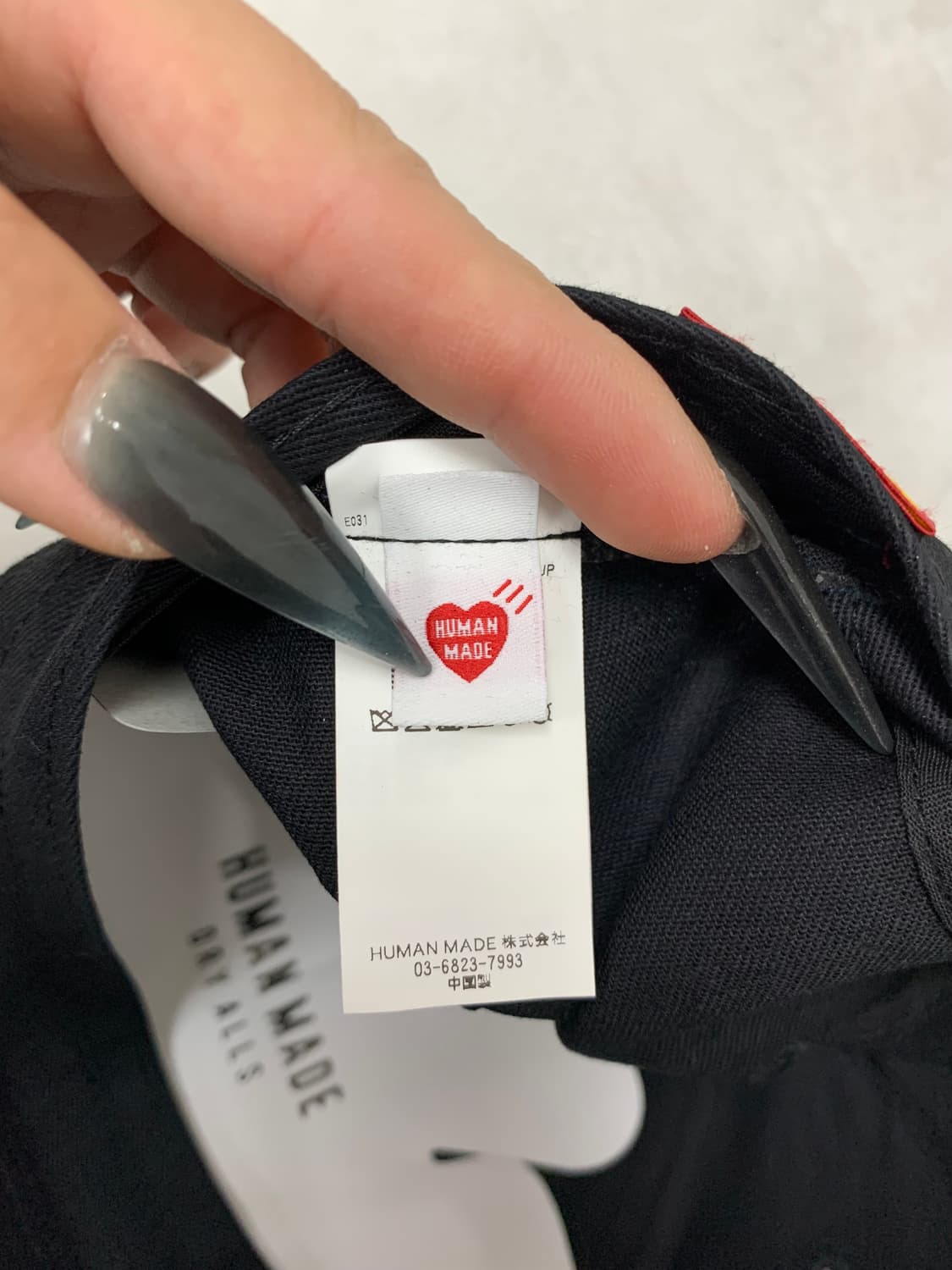 휴먼메이드 블랙 레터링 디테일 볼캡 #297 상품이미지9