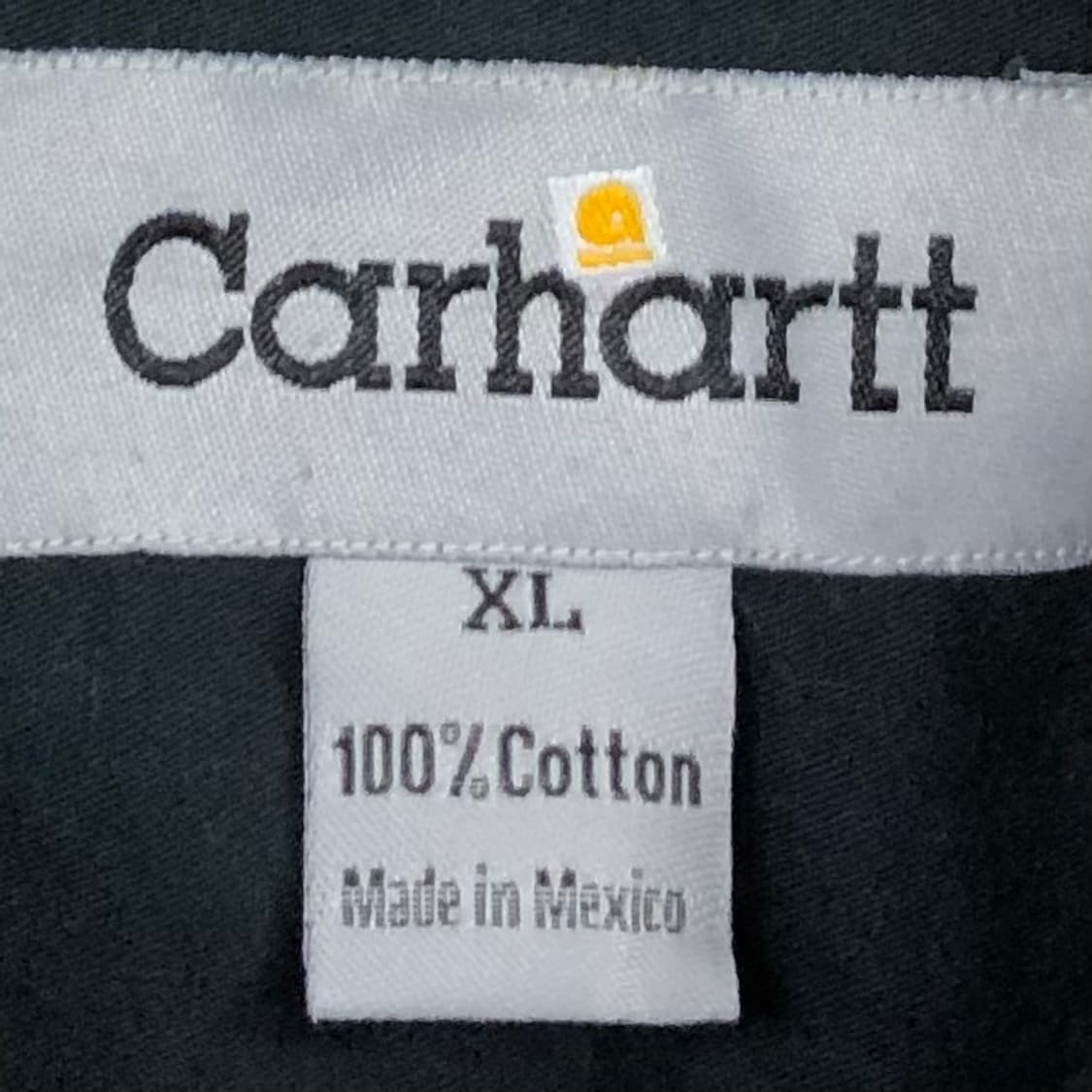 Xxl 칼하트 블랙 워크 셔츠 상품이미지3