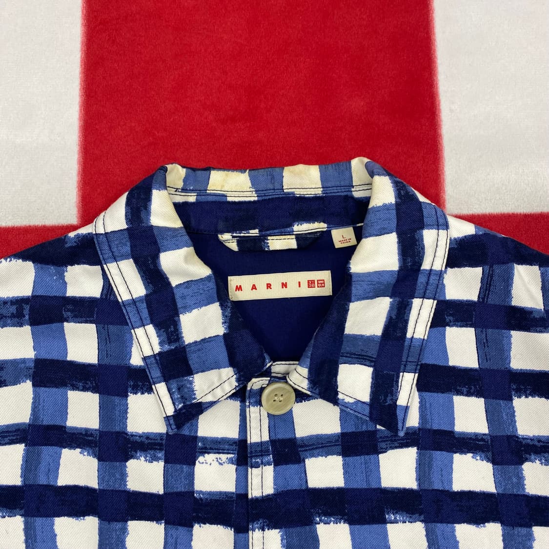 마르니 x 유니클로 오버사이즈 자켓 L 실측 XL 상품이미지4