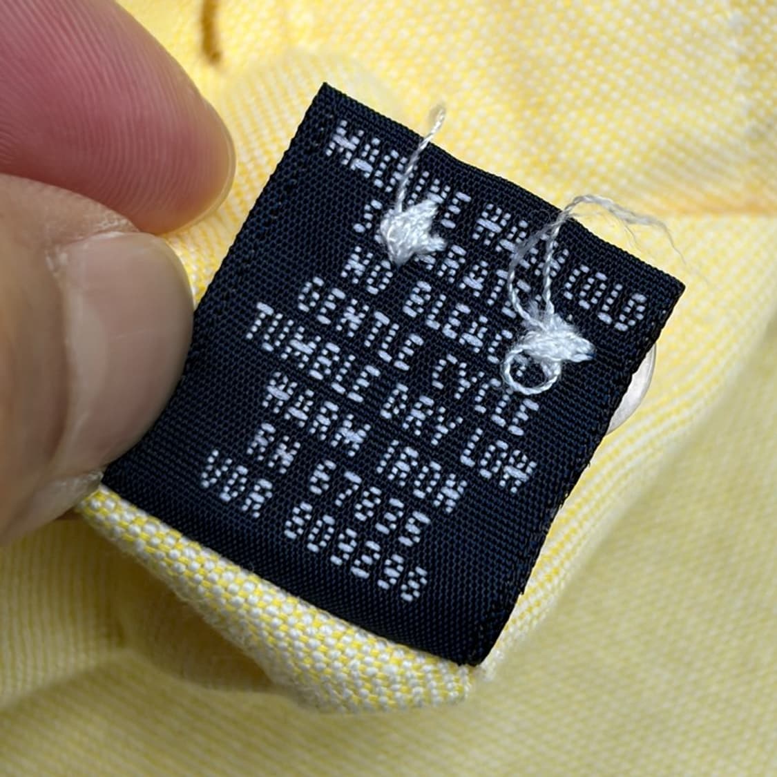 POLO 옐로우 옥스퍼드 셔츠 XL 상품이미지6