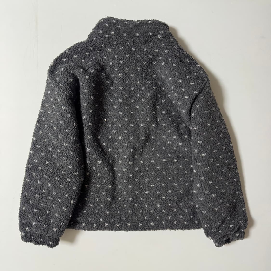 새상품 여자 도트 뽀글이 누빔 점퍼 상품이미지3