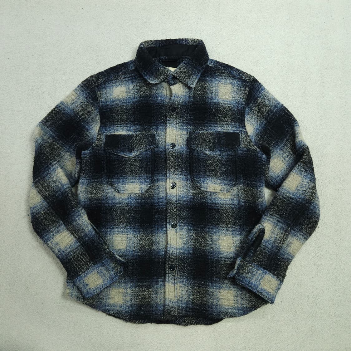 데님앤서플라이 플란넬 울 셔츠 자켓 M 상품이미지2