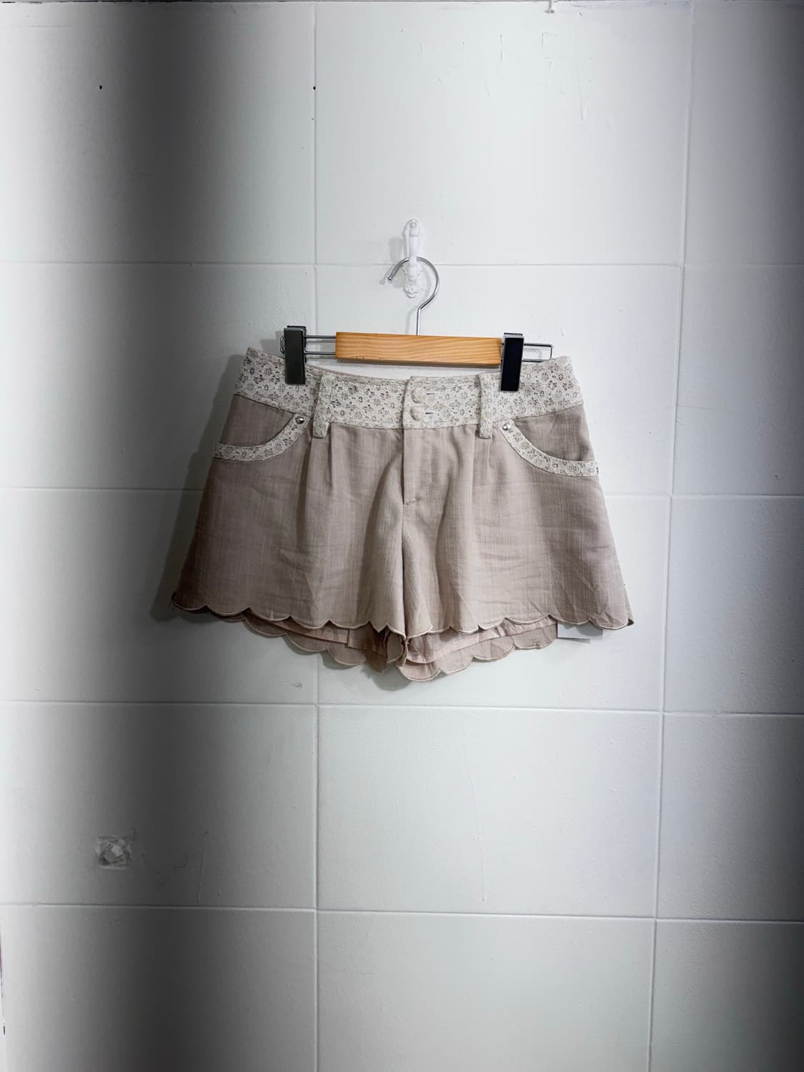 버버리 오픈숄더 니트 니혼진 라떼 히메 갸루 코디세트 상품이미지7