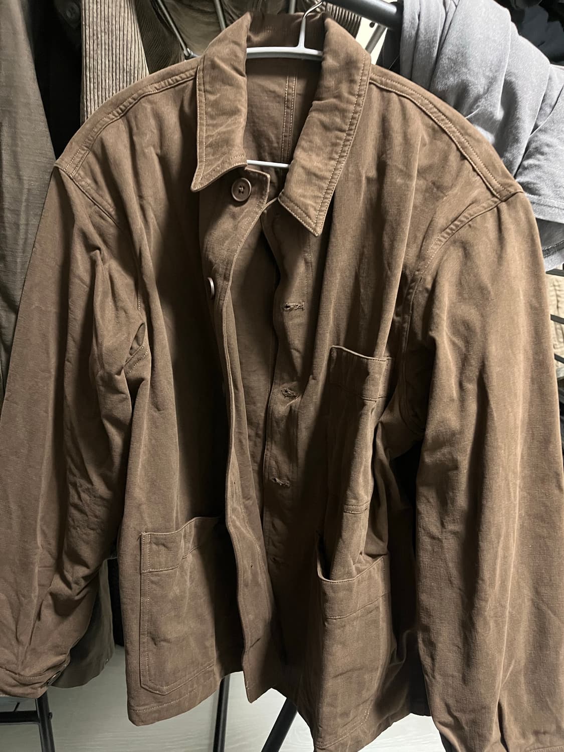 sew 소프트코튼 워크자켓 브라운 1 상품이미지1