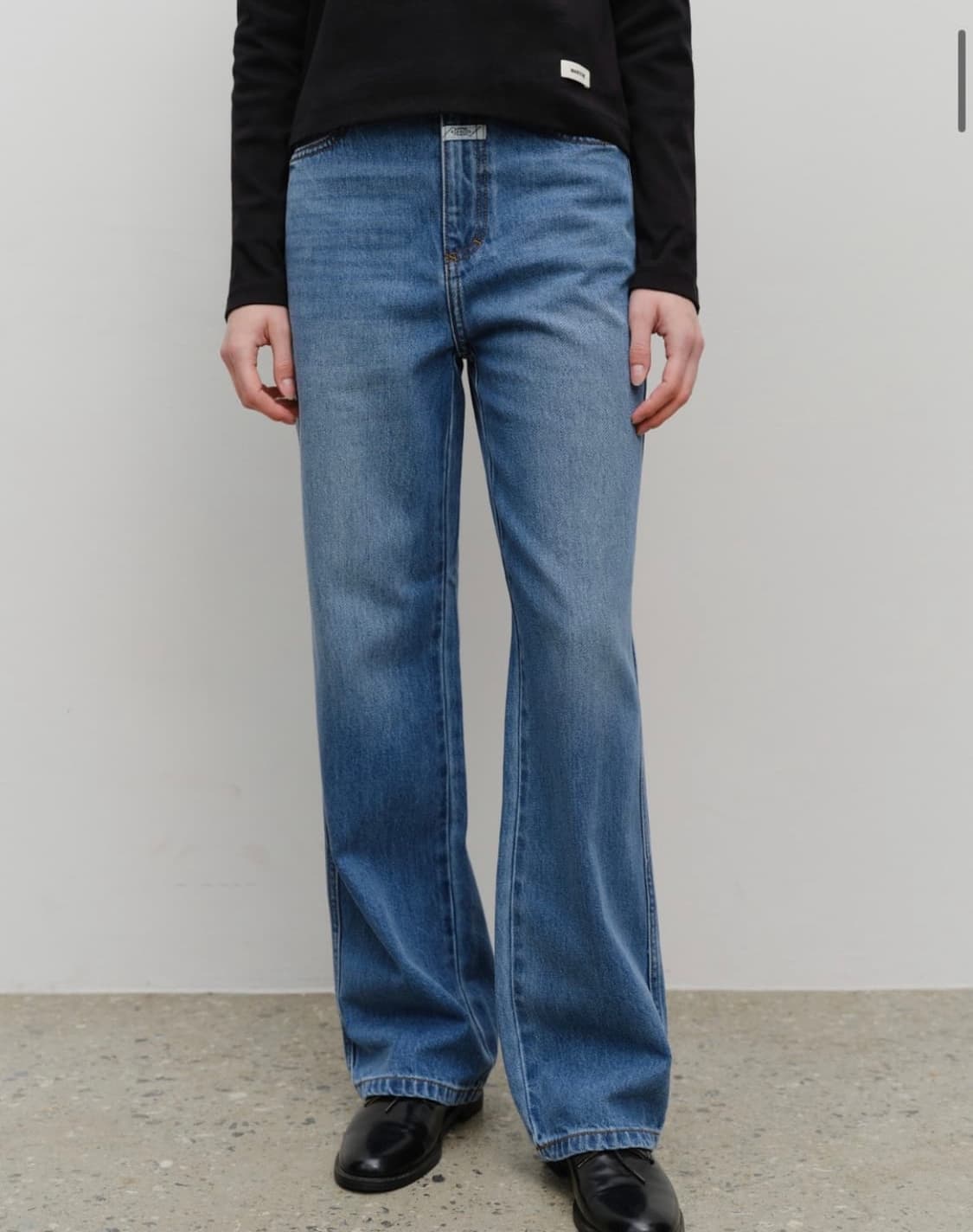 마리떼 프랑소와 저버 마리떼W 하이스트레이트 데님 팬츠 블루 28사이즈 상품이미지3