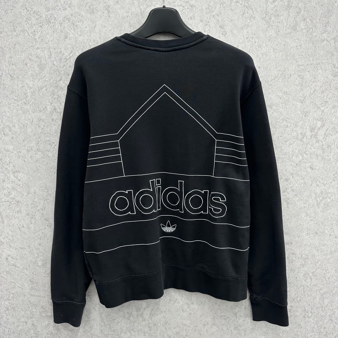 3XL 아디다스 빅로고 남자 맨투맨 상품이미지2