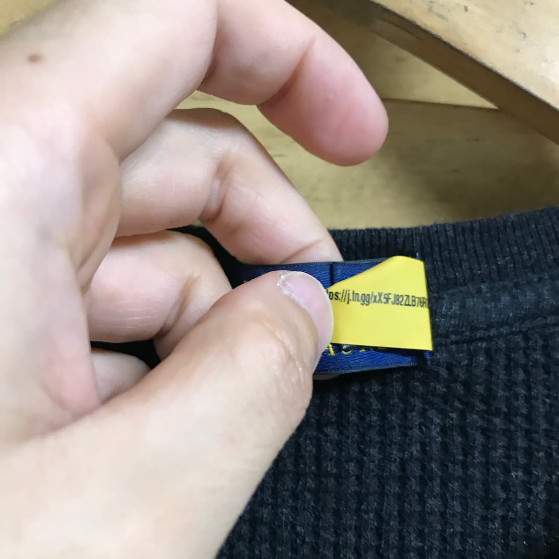 폴로 랄프로렌 큐알 와플 티셔츠 상품이미지5