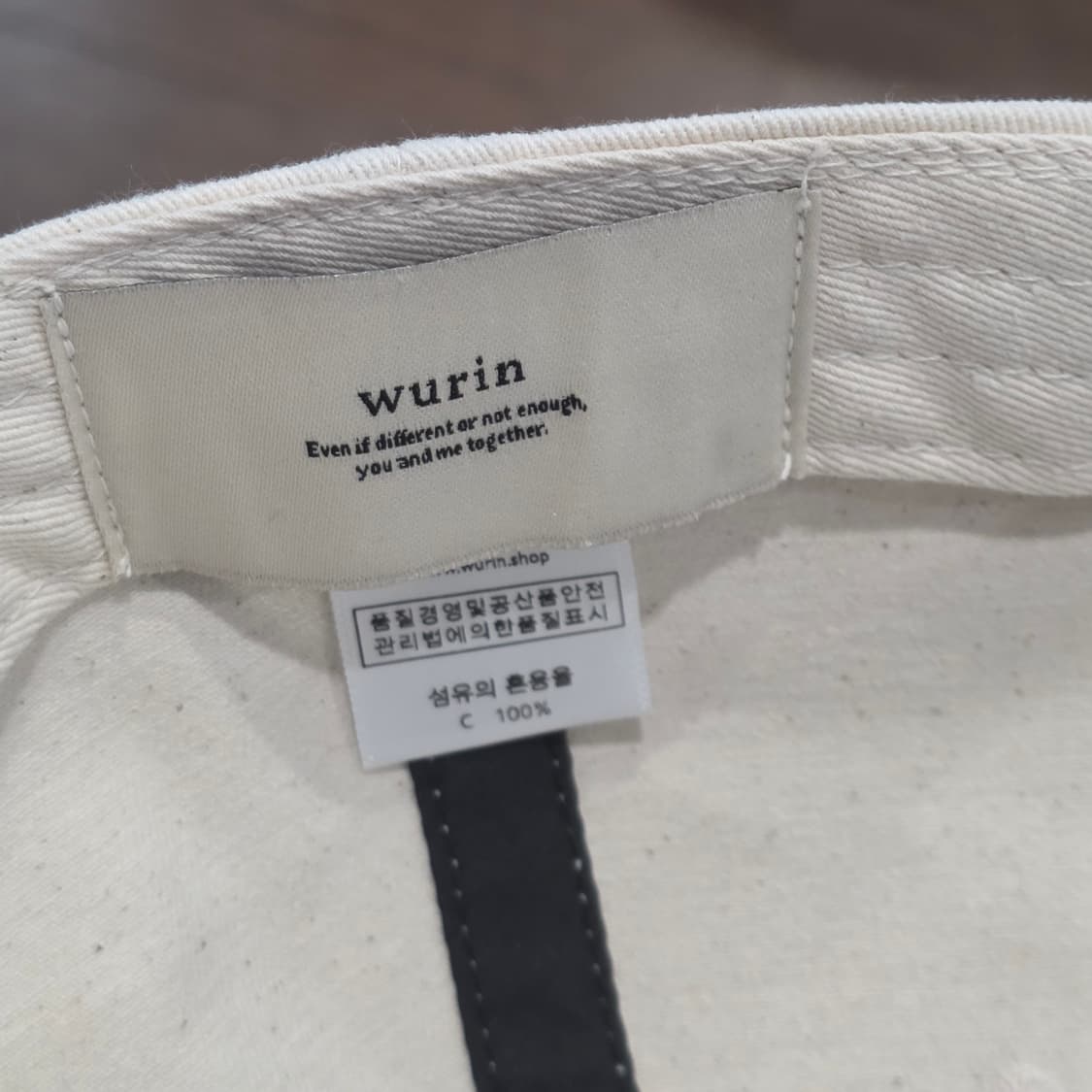 p1-7:wurinDE MAIN 자수배색 캡모자(FREE약56~60cm) 상품이미지8