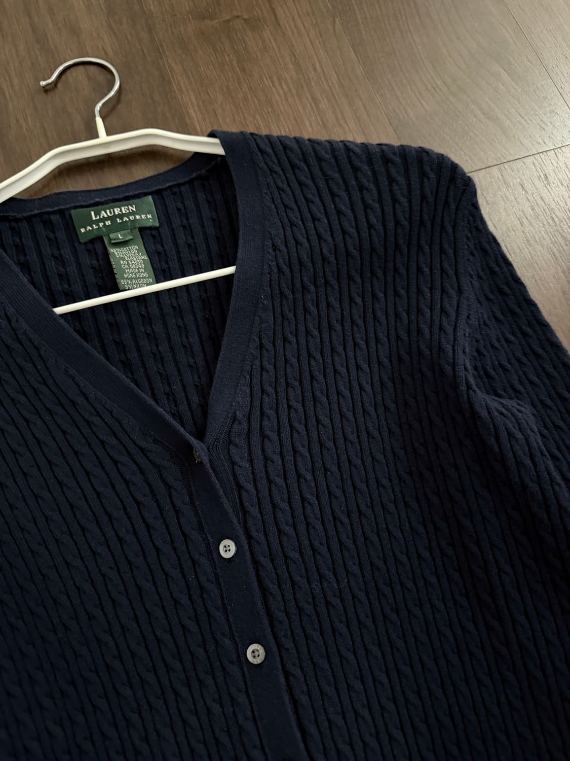 로렌 랄프로렌 꽈배기 가디건 상품이미지2