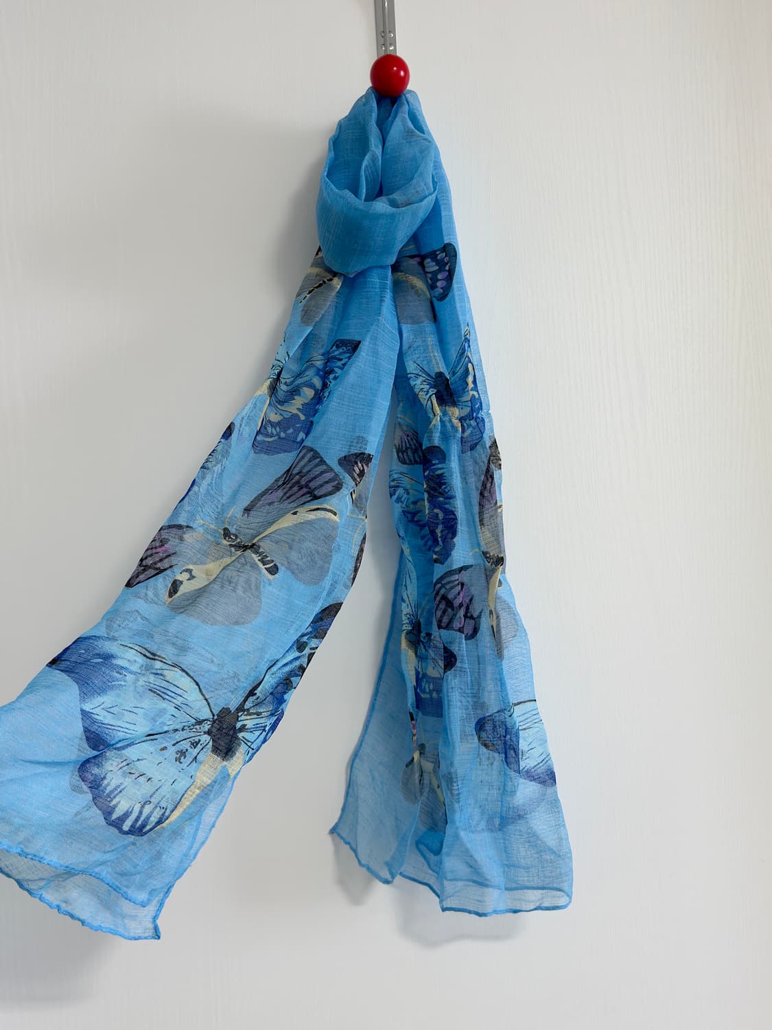 버터플라이 블루 빈티지 스카프 상품이미지2