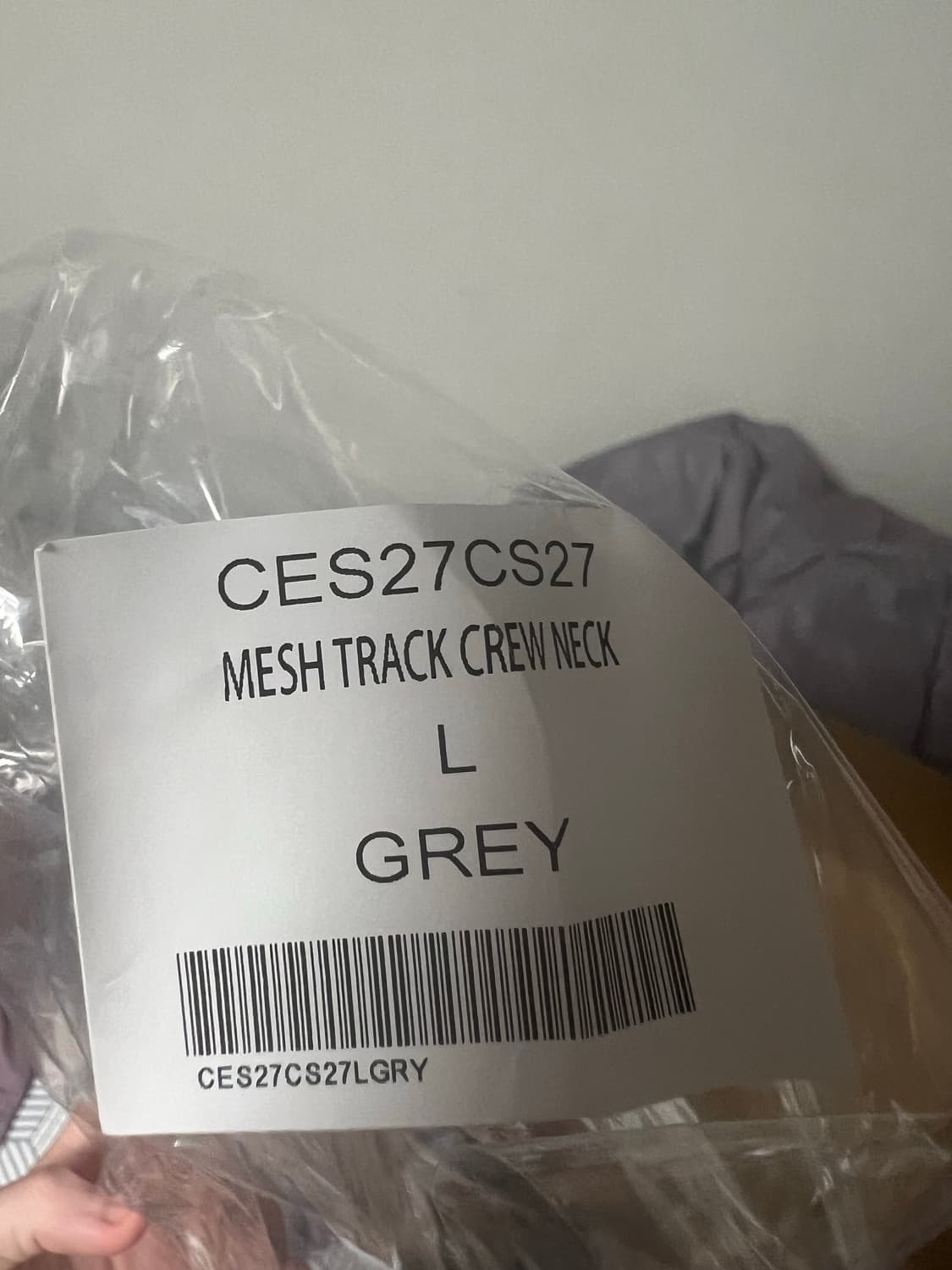 카브엠트 메쉬 크루넥 그레이 L 상품이미지4