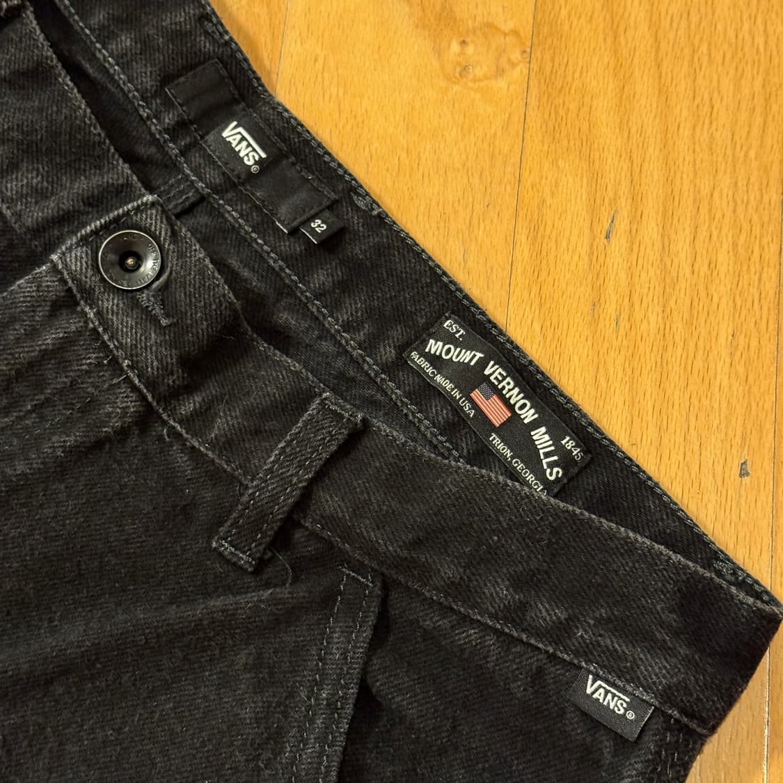 반스 워크웨어 데님 32 블랙 상품이미지4