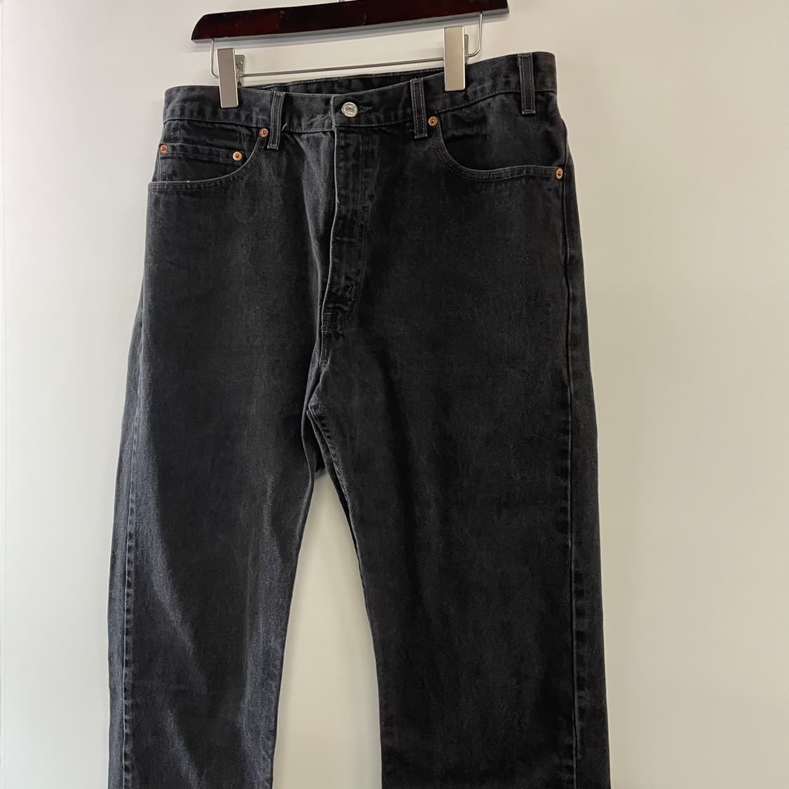 90s 리바이스 505 흑청 데님팬츠 상품이미지3