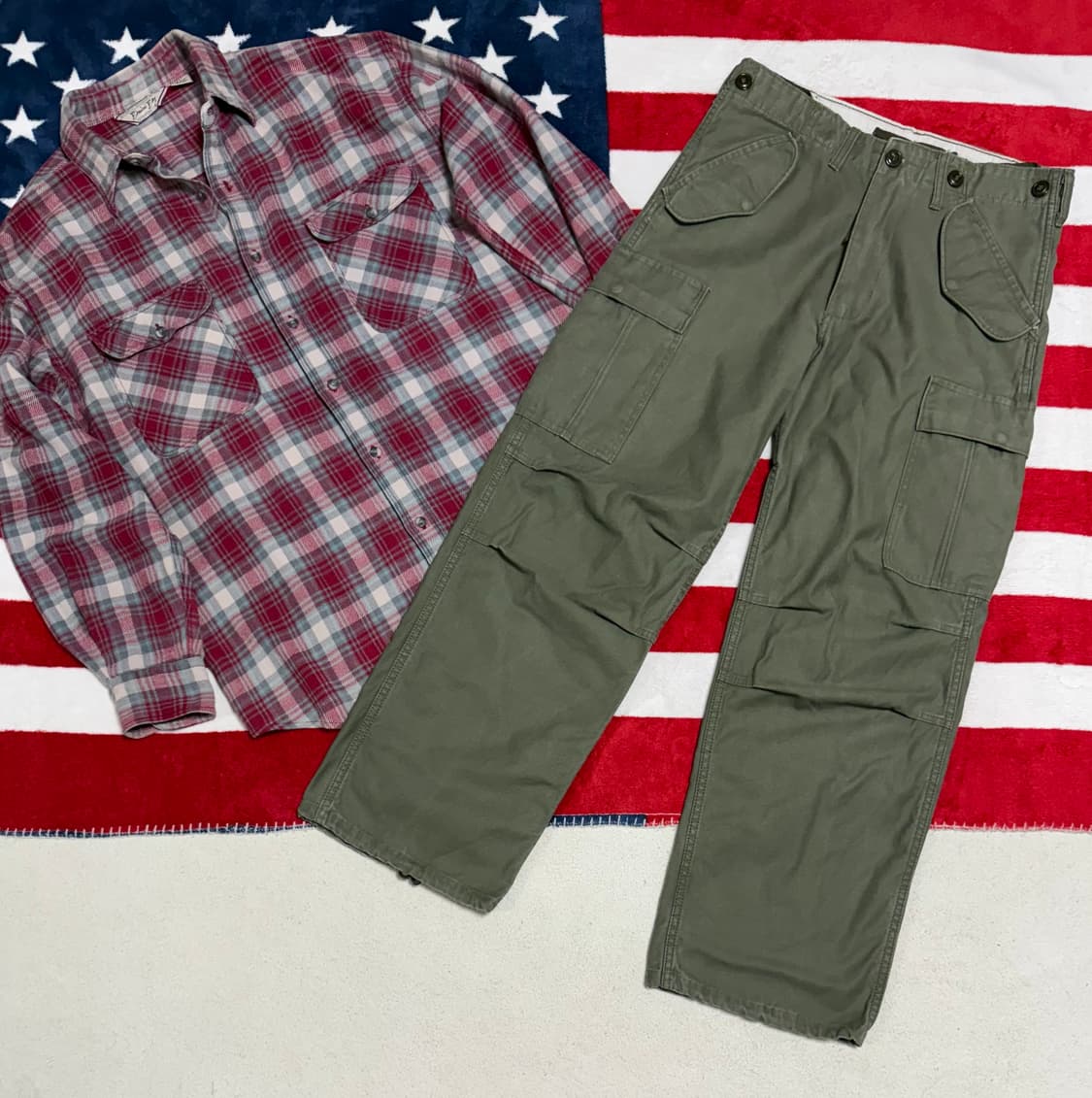 플란넬셔츠 빈티지플란넬셔츠 flannel shirt 빈티지 아메리칸캐주얼 상품이미지10