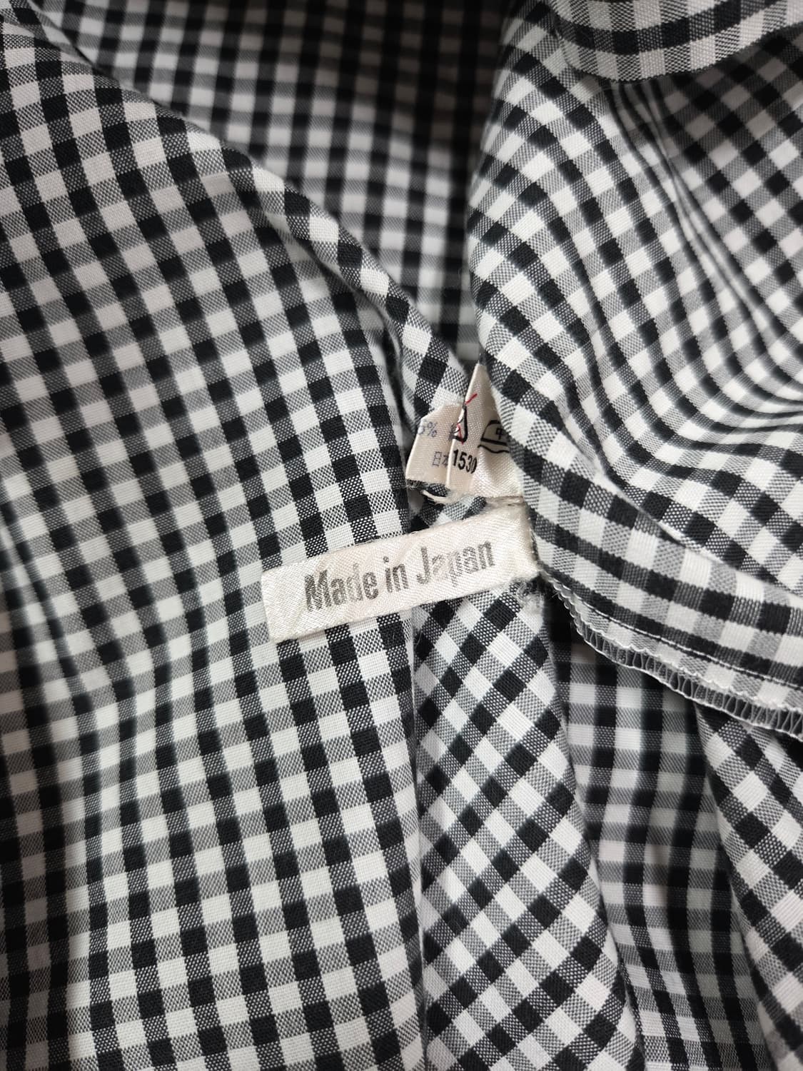 HAKUI JAPAN 셰퍼드 체크 커프스 헨리넥 셔츠 상품이미지8