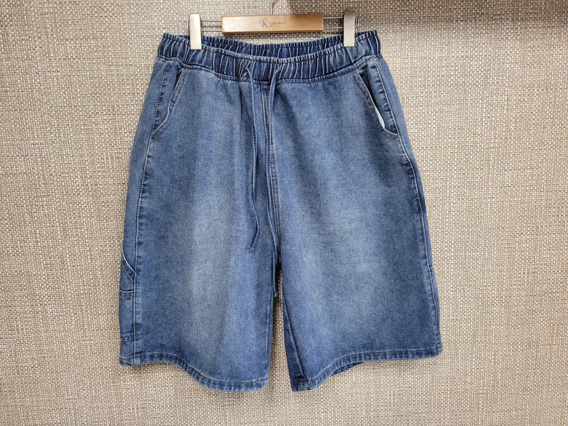 36~38인치 크림소다랩 빅사이즈 반바지 버뮤다 오버핏 힙합 상품이미지1