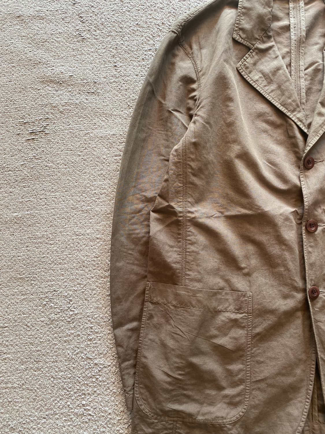 CP컴퍼니 코튼 린넨 3버튼 라이트웨이트 캐주얼 블레이저 상품이미지4