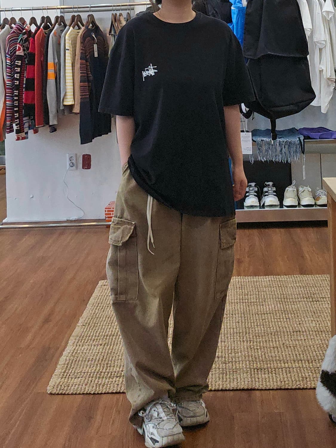 스투시 베이직 로고 티셔츠 상품이미지2