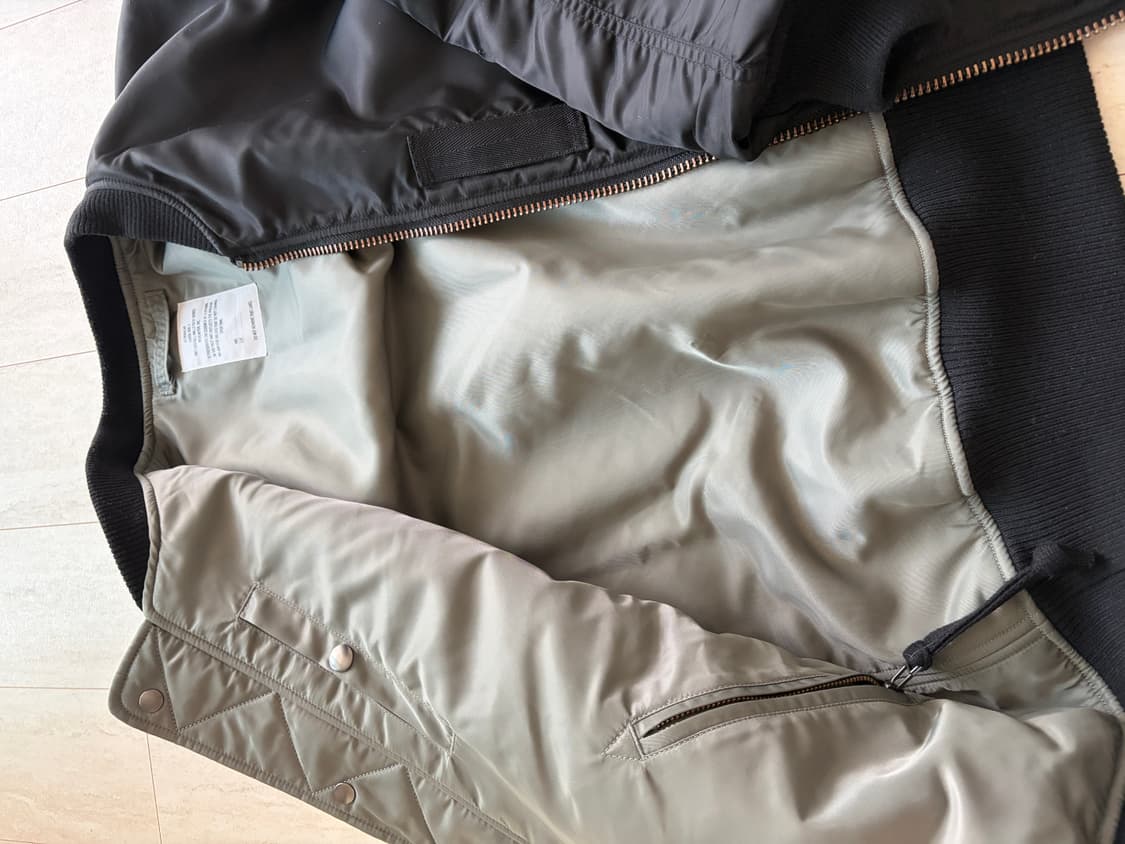 비헤비어 마원 블랙/그레이 (MA-1 MIL PARKA) 상품이미지10