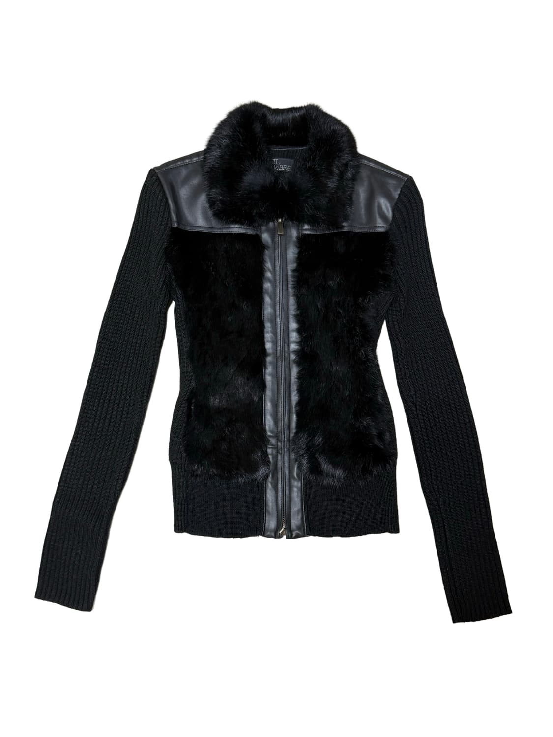 Vtg 갸루 y2k 아크릴 퍼 울 가디건 상품이미지8