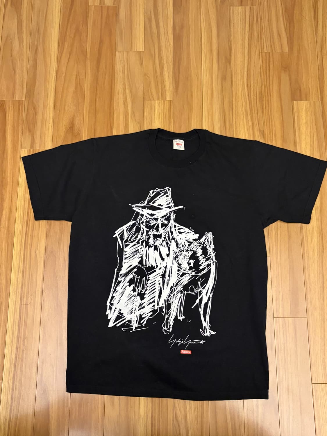 요지야마모토 슈프림 반팔티 L 상품이미지1