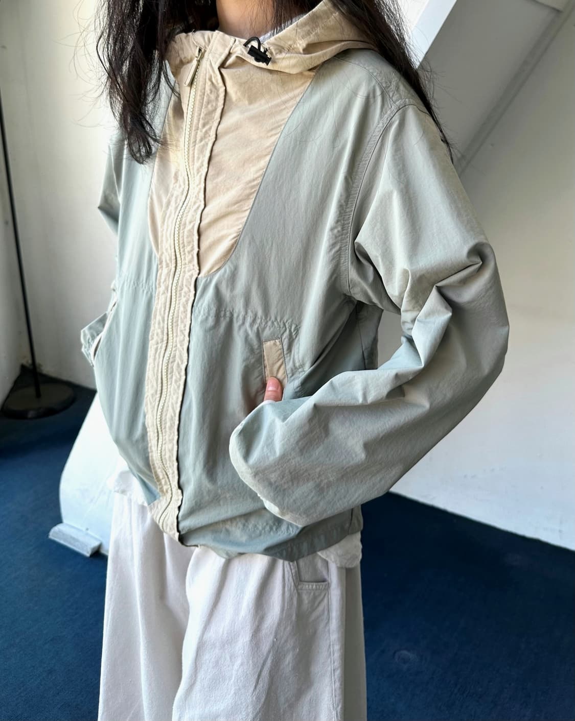 Light shell washed nylon packable parka 상품이미지9