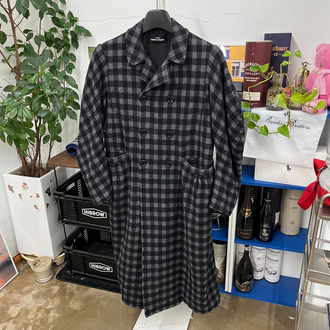 꼼데가르송 트리콧 울코트 S 상품이미지1