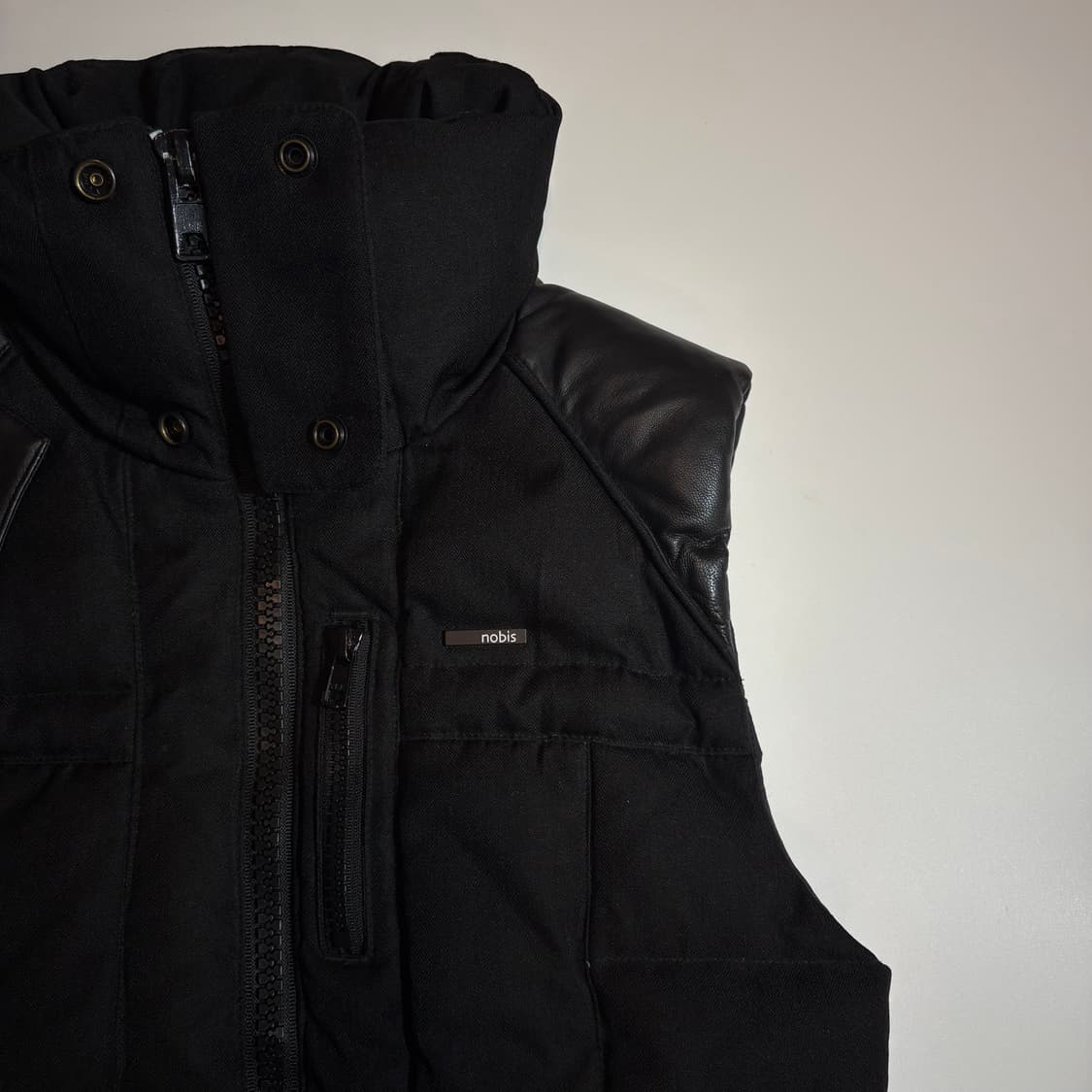 노비스 블랙 패딩 조끼 베스트 상품이미지4