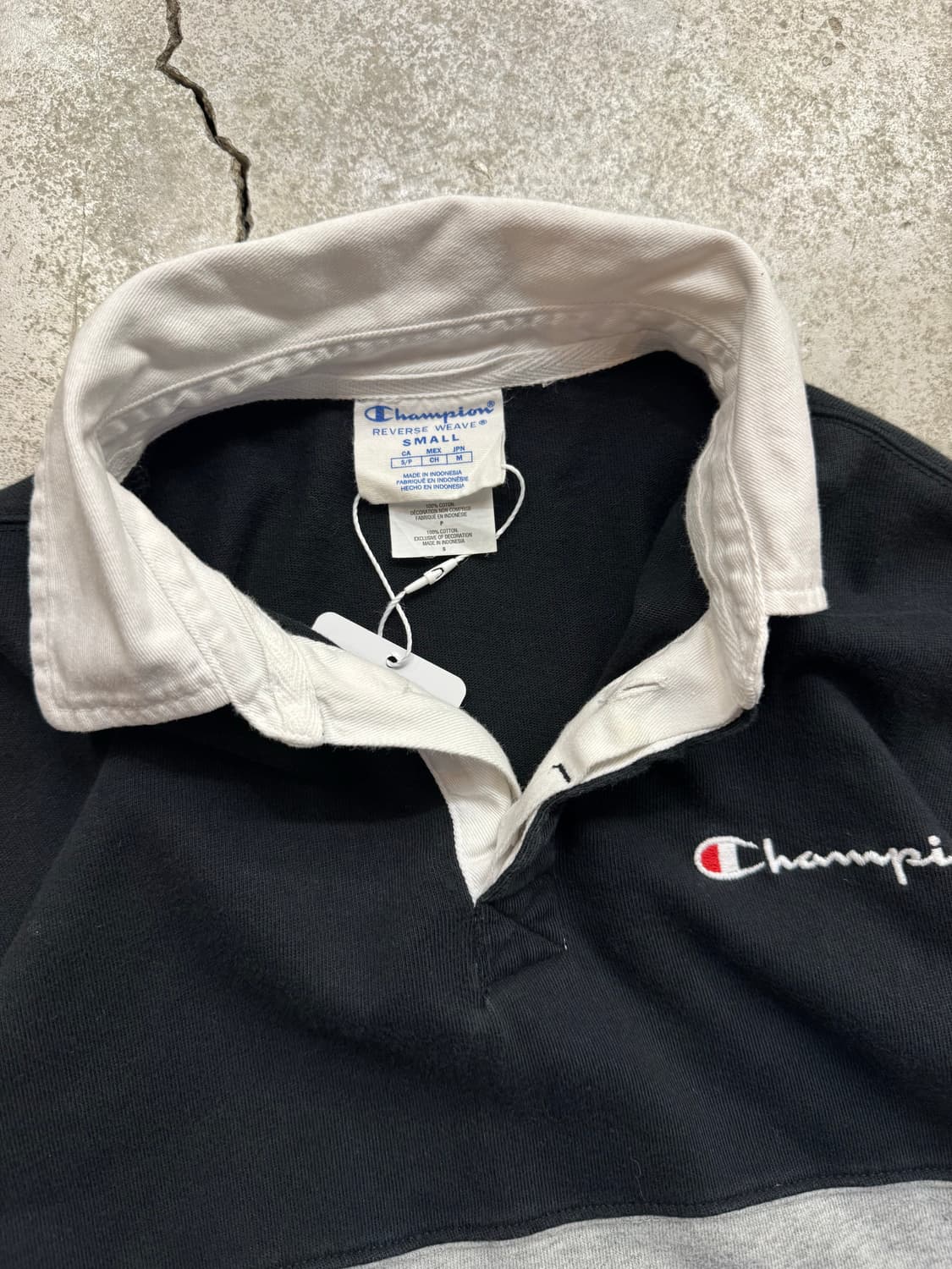 챔피온 리버스위브 카라 럭비티 상품이미지3