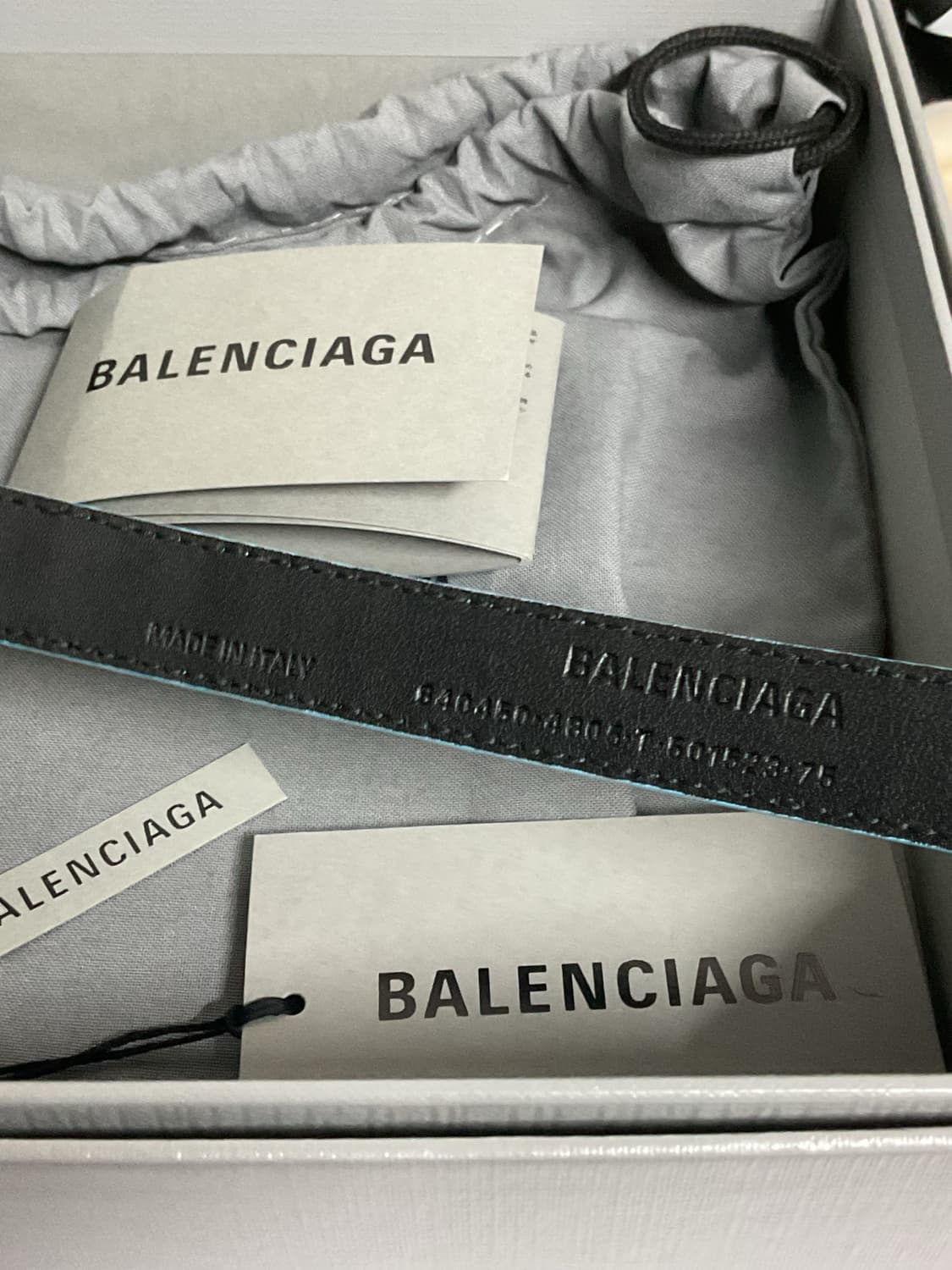 Balenciaga baby blue belt 풀구성 상품이미지3