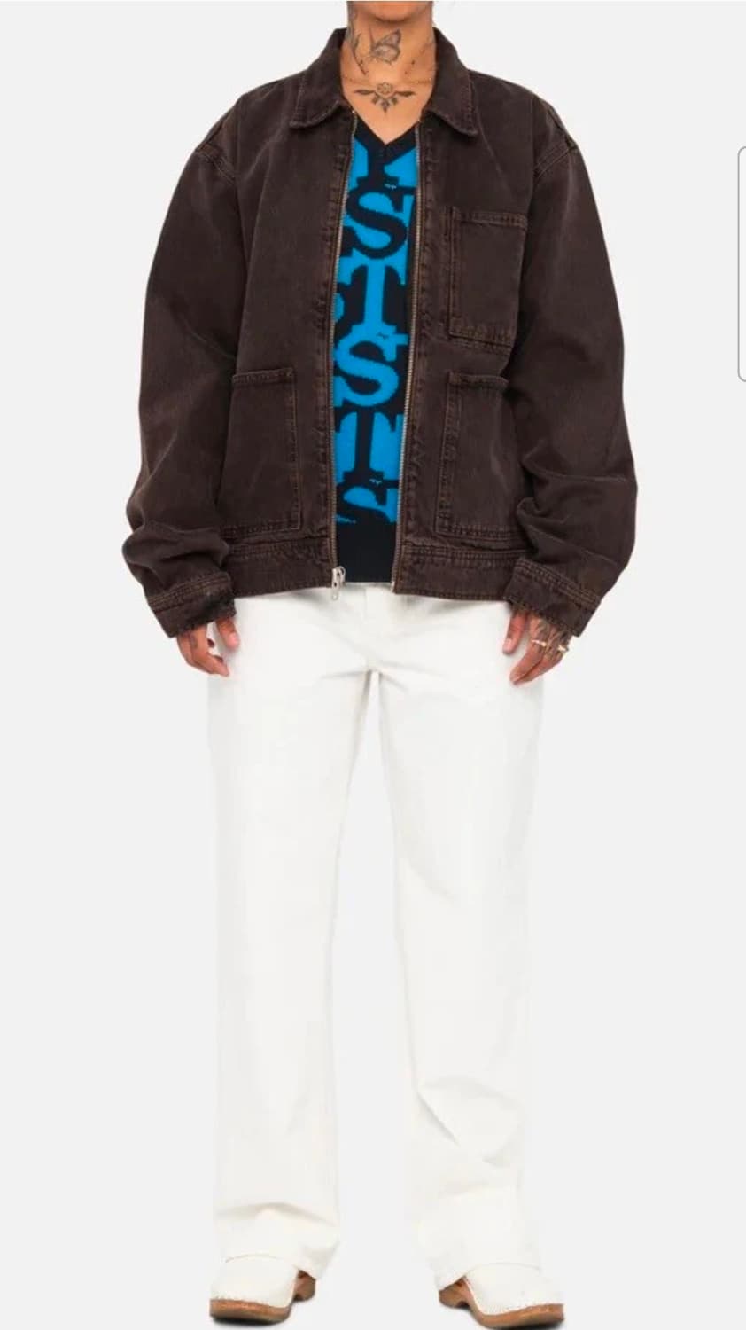 스투시 오버다이드 집 워크자켓 블랙 상품이미지5