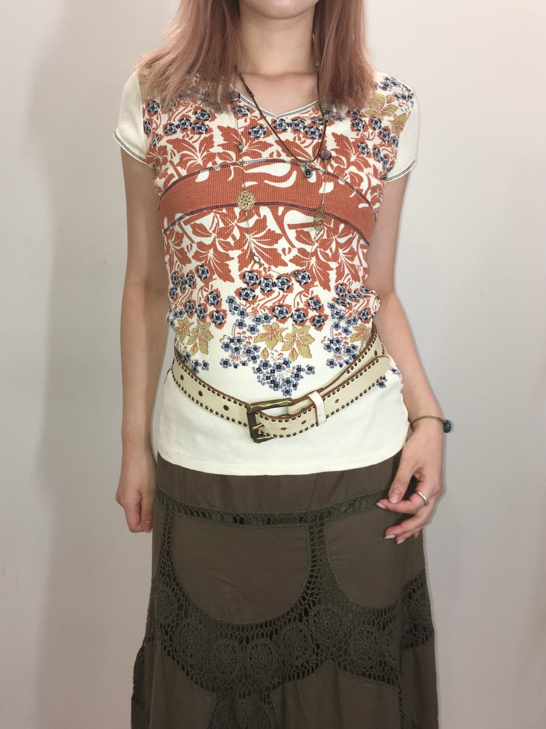 jpn vintage oriental pattern t shirt 상품이미지2