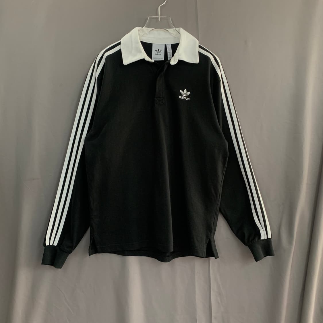 S 아디다스 아디컬러 럭비 폴로 긴팔 카라티 상품이미지2