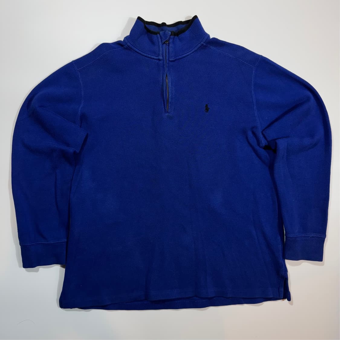 폴로 랄프로렌 하프집업 니트 블루 상품이미지1