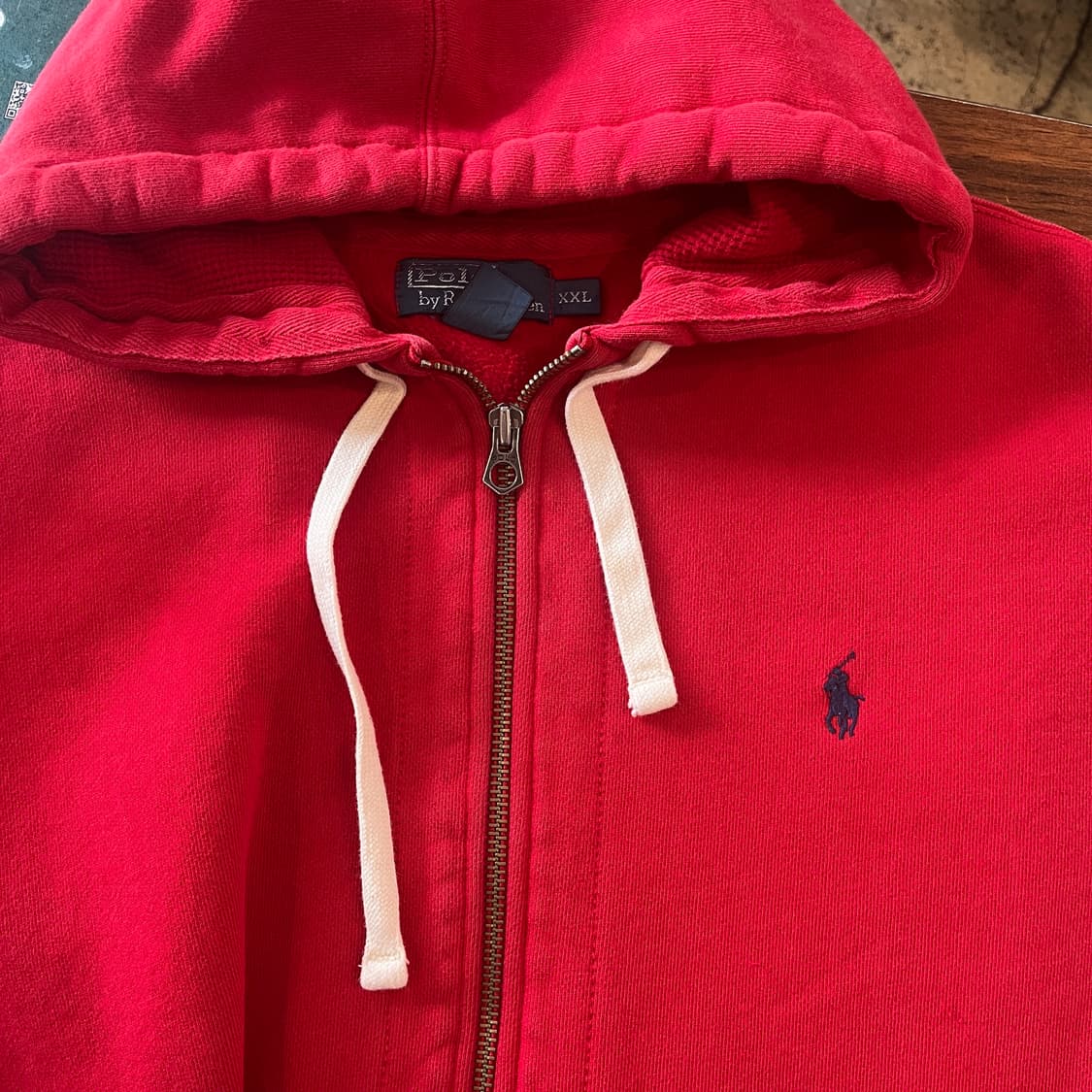 Polo 사시코자수 후드집업 상품이미지4