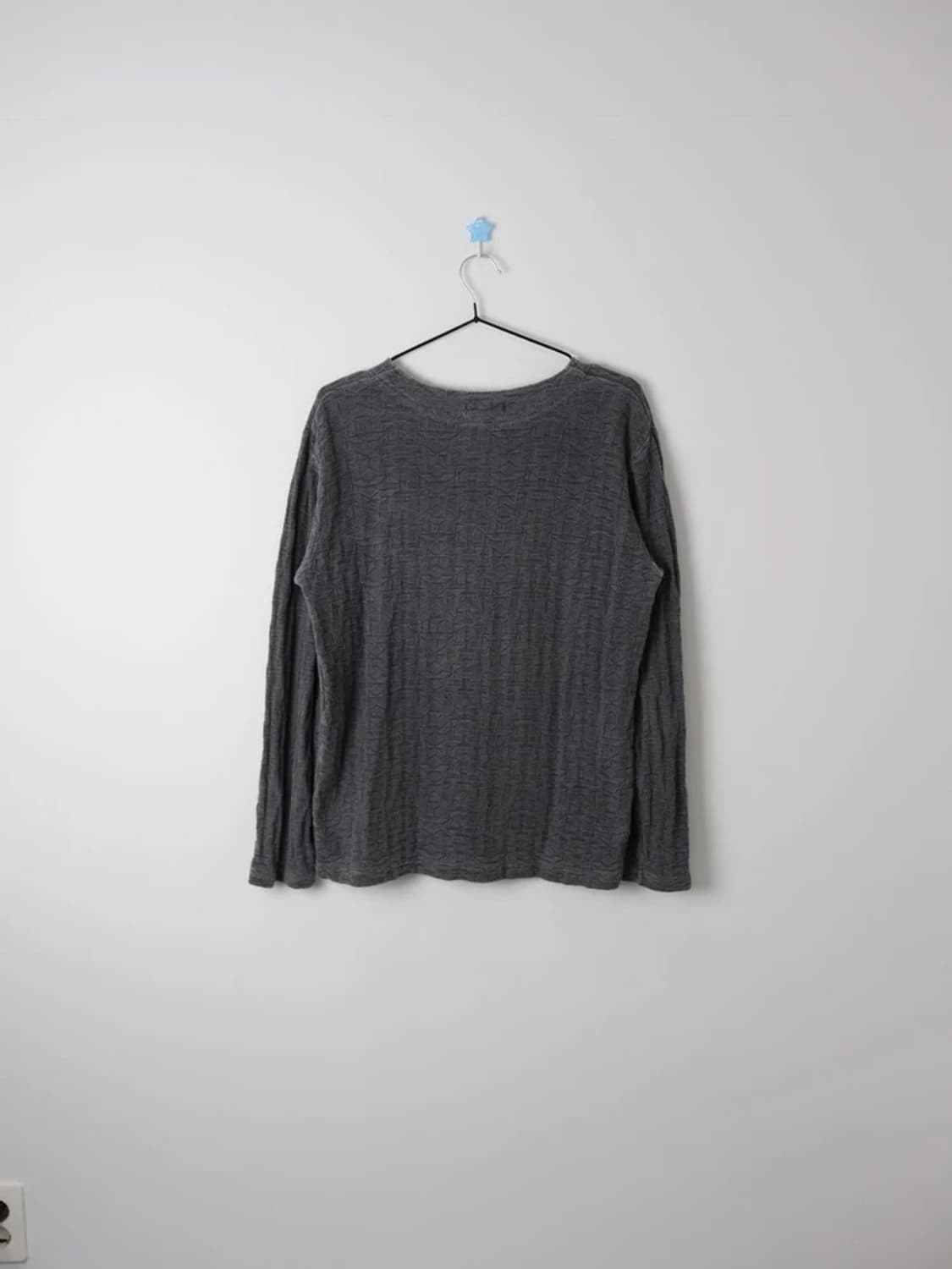 Spinns Textured Henley Neck Long Sleeve 상품이미지2