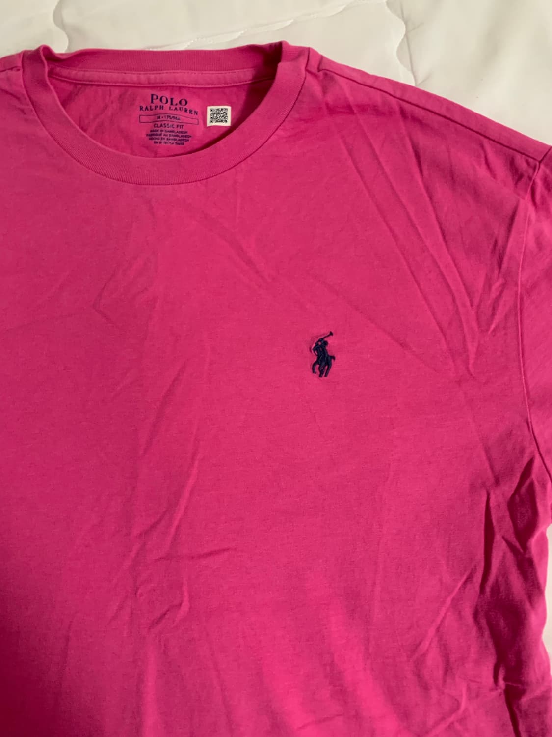 폴로 핑크티 상품이미지2