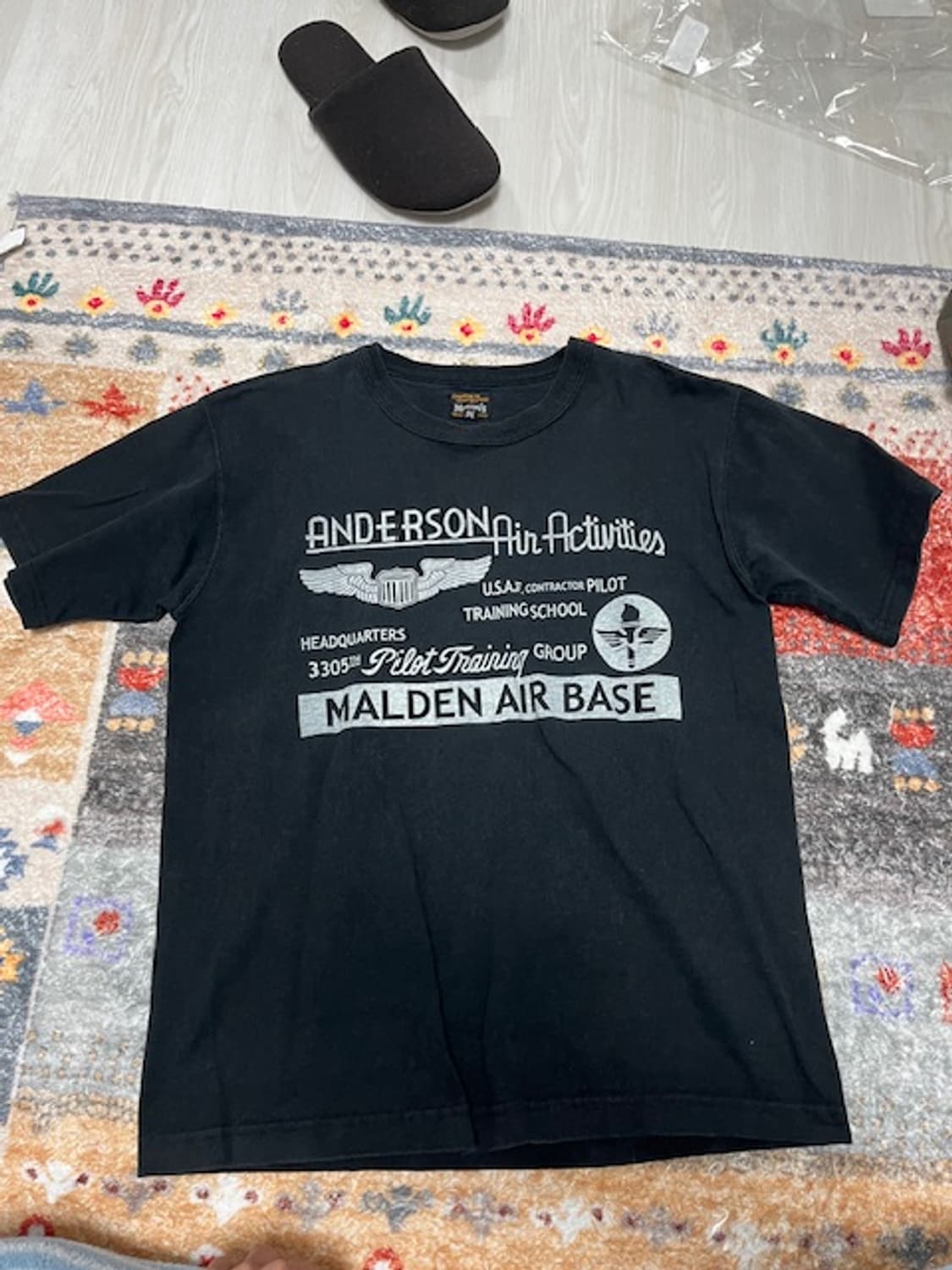 리얼맥코이 usaf 미공군 학교 반팔 티셔츠 m 상품이미지1