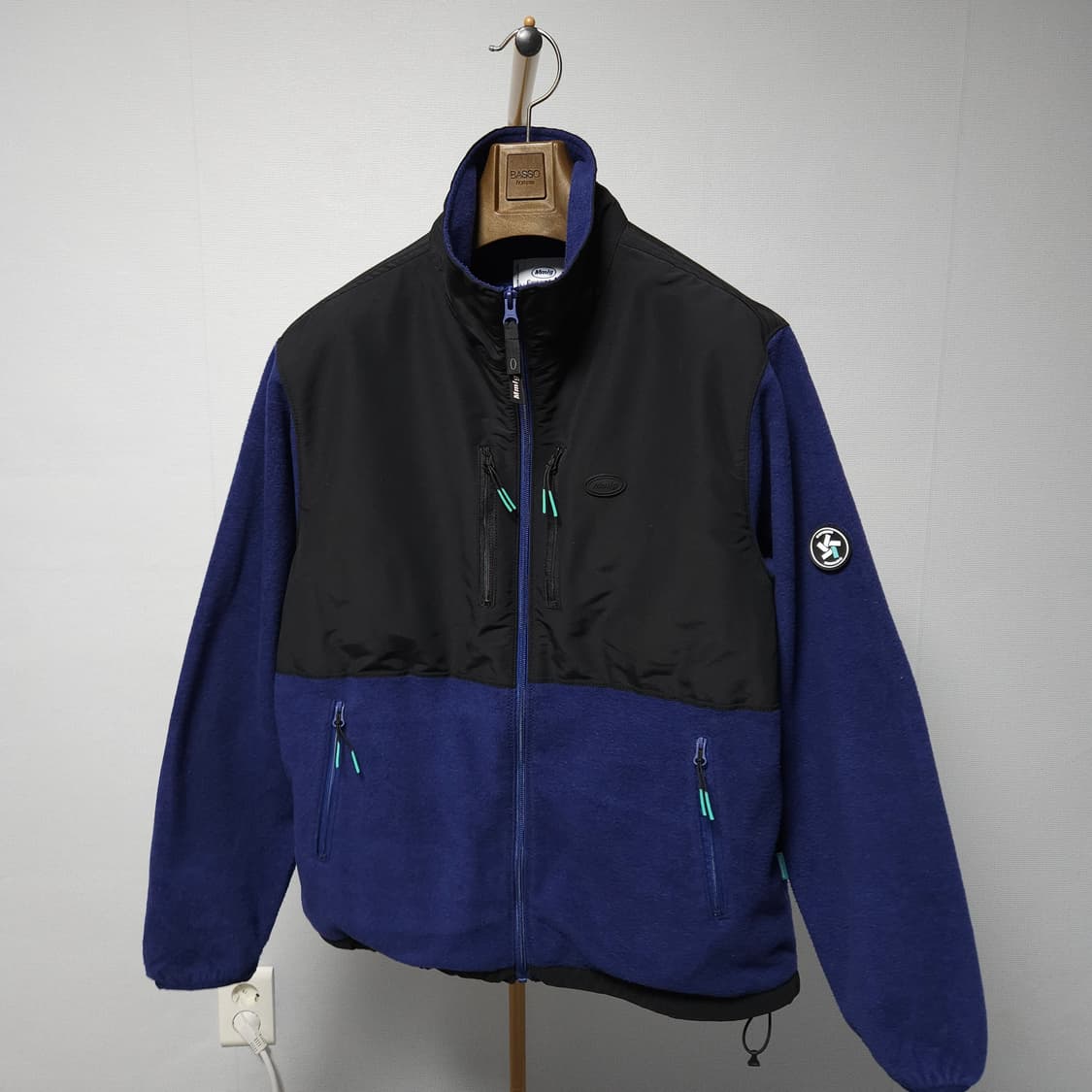 M ) Mmlg 플리스 자켓 네이비/블랙 상품이미지1