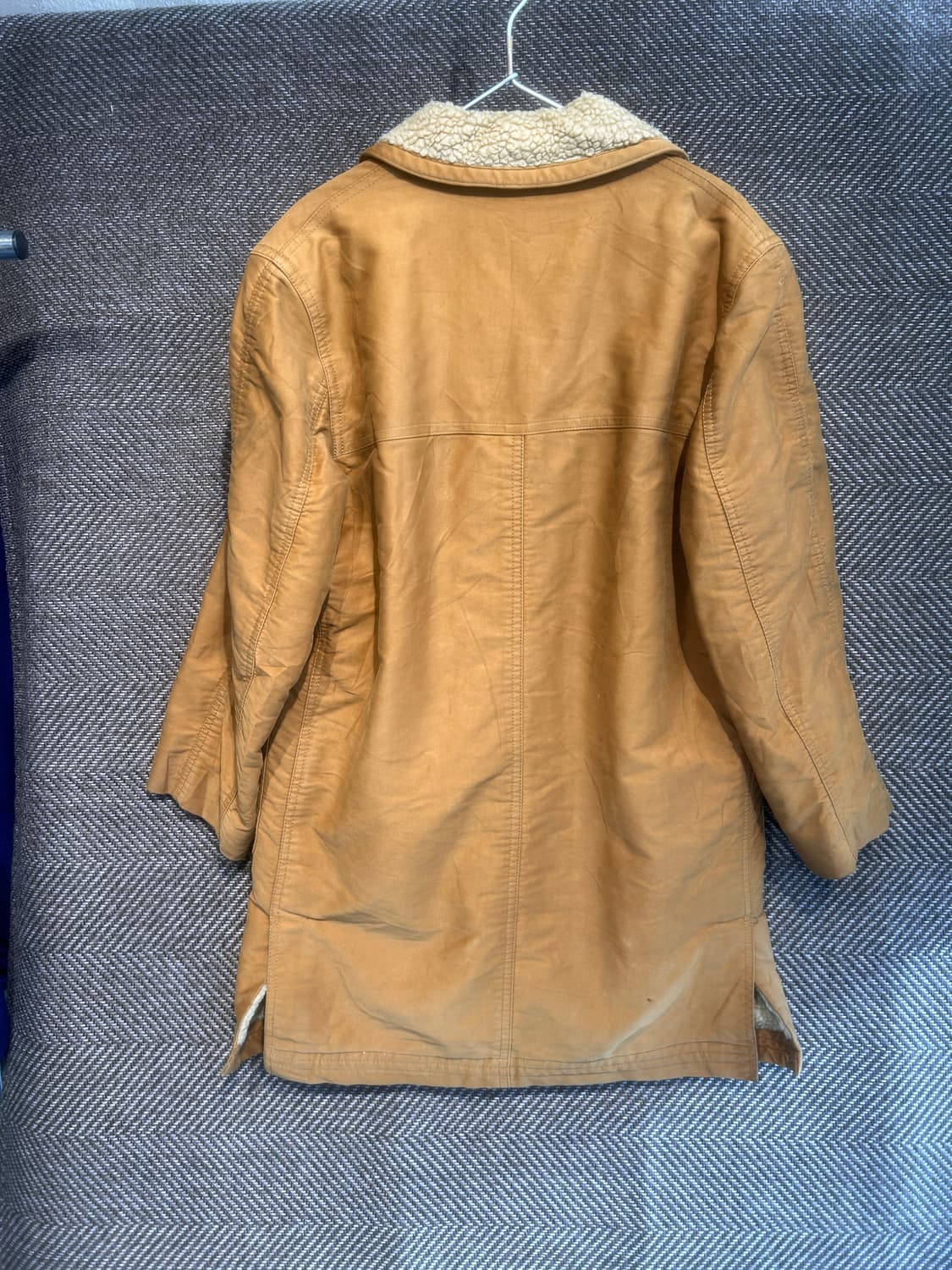 70s 반잭 셰얼링 더블 덱자켓 코트 VAN JAC 상품이미지8