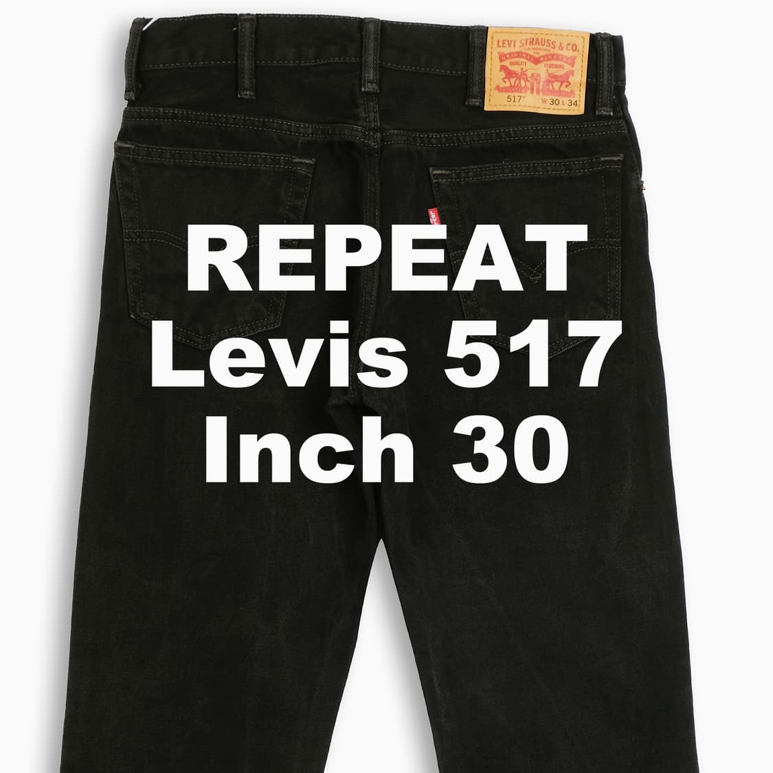 빈티지 리바이스 517 흑청 블랙진 30 인치 LV5173056 상품이미지1