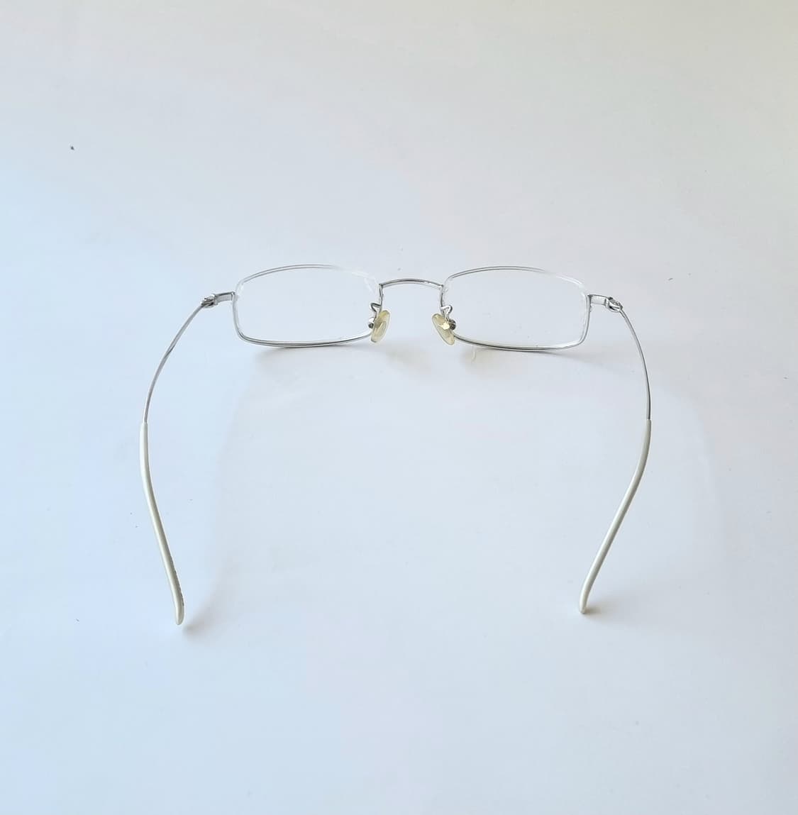 데드스탁 실버 메탈 하프 림리스(언더림) 안경테 744 상품이미지5