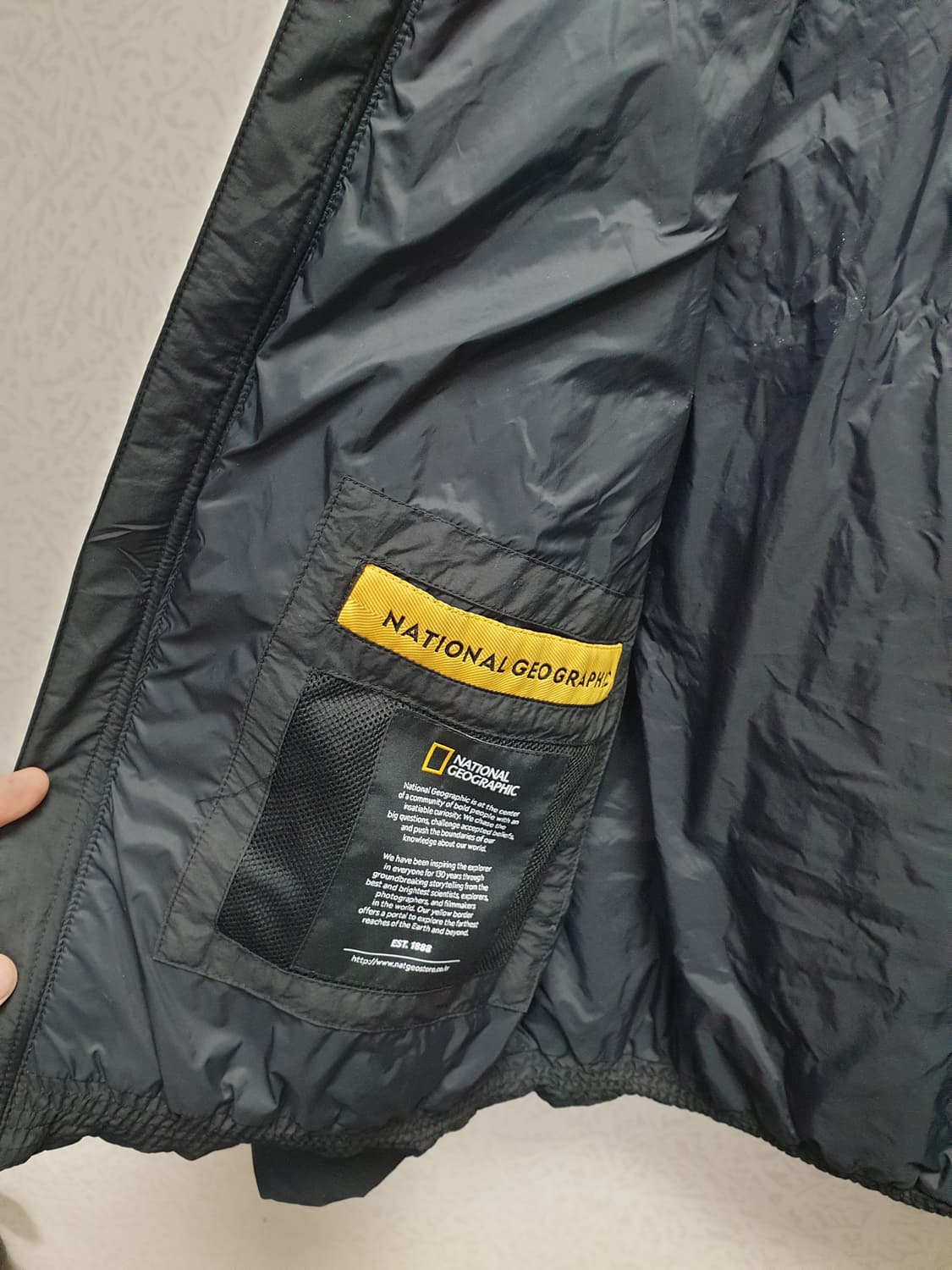 [22년/90] 내셔널지오그래픽 헤론 여성경량패딩 블랙 상품이미지7