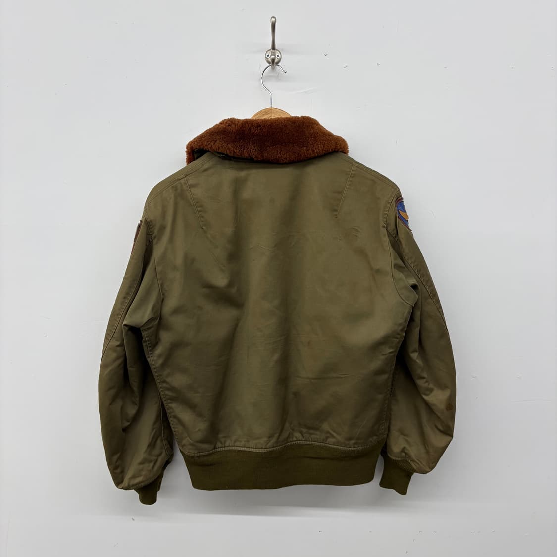 버즈릭슨 항공점퍼 올리브색 패치 빈티지 자켓 여/M 상품이미지8